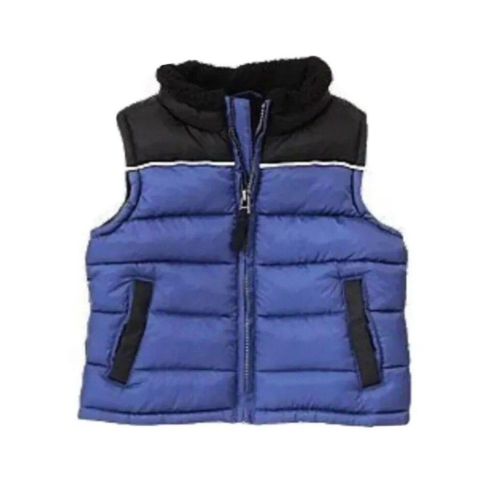 GYMBOREE SNOWBOARD LEGEND BLUE‎ PUFFER VEST 4T-5T  BOY/GIRL USED